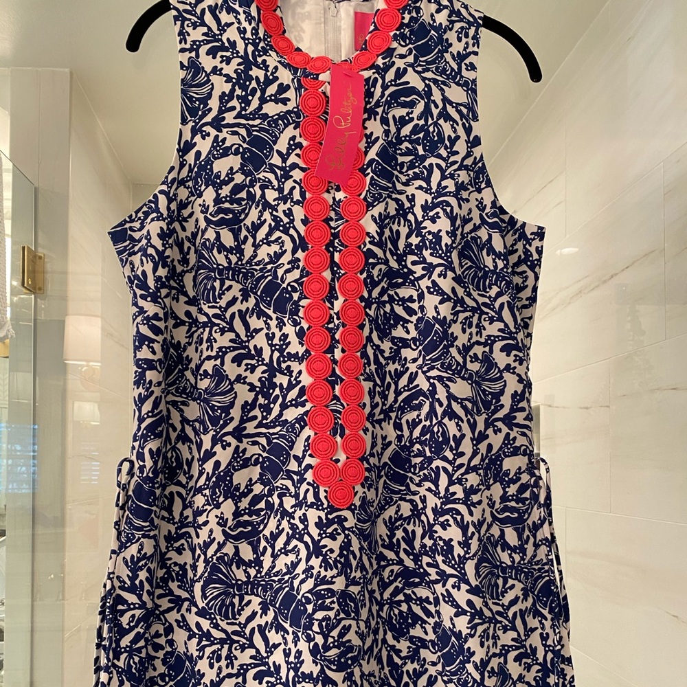 Lilly Pulitzer Jonna High Collar Shift Romper